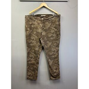 Levi's Jeans Womens 20W Green Camo 311 Shaping Skinny Mid Rise Stretch Denim
